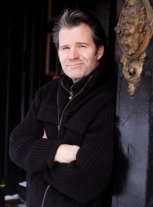 DAVID LE/Staff Photo. Eagle-Tribune. Local author Andre Dubus III stands outside the Tap Restaurant on Washington St. in downtown Haverhill. Dubus' new book "Townie-A Memoir," focuses on Dubus' childhood and growing up in Haverhill. 1/28/11.